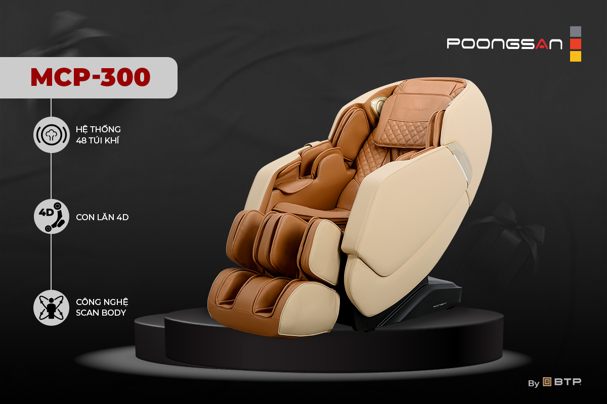 Con lăn massage 4D bọc silicon mềm có thể điều chỉnh độ nông/sâu, đấm bóp đa chiều đấm êm sâu và chính xác